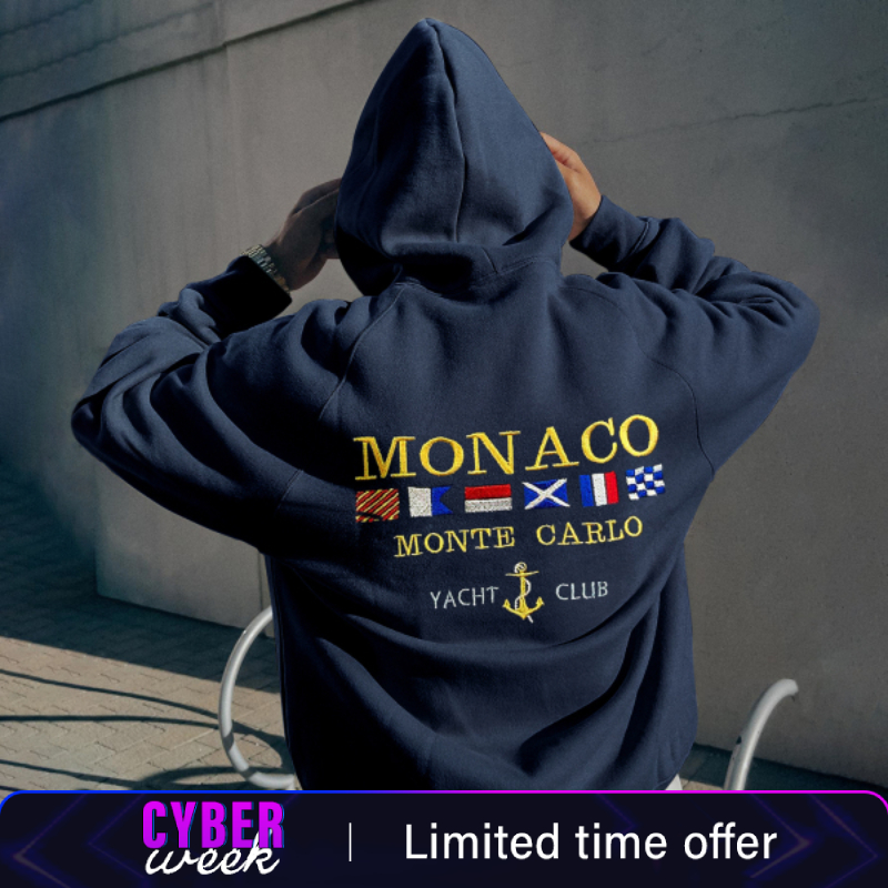 monte carlo yacht club hoodie