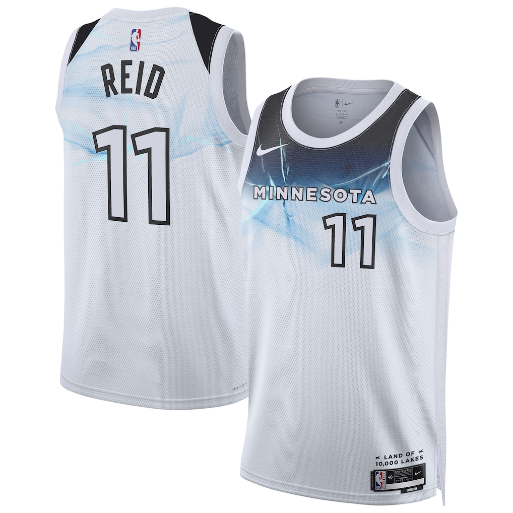 Unisex Minnesota Timberwolves Naz Reid  White 2024/25 Swingman  Jersey - City Edition mysite