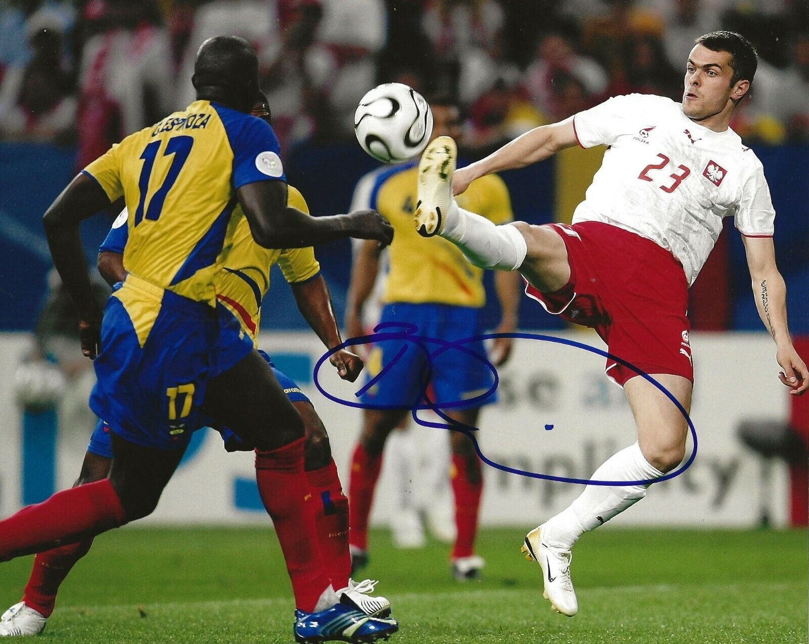 Pawel Brozek signed Team Poland World Cup 8x10 Photo Poster painting autographed 2