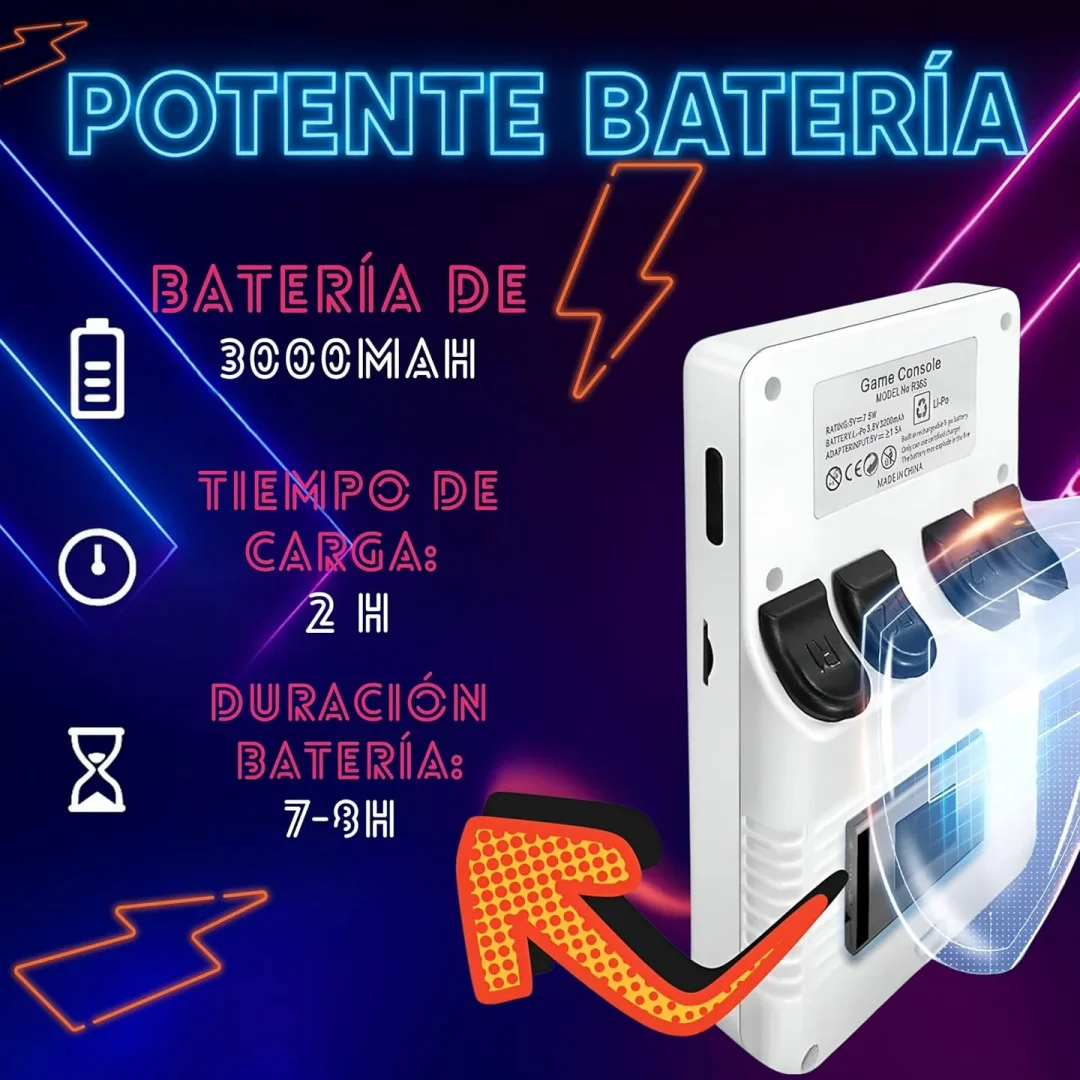 PocketRetro &ndash; Consola Retro de Bolsillo con Miles de Juegos