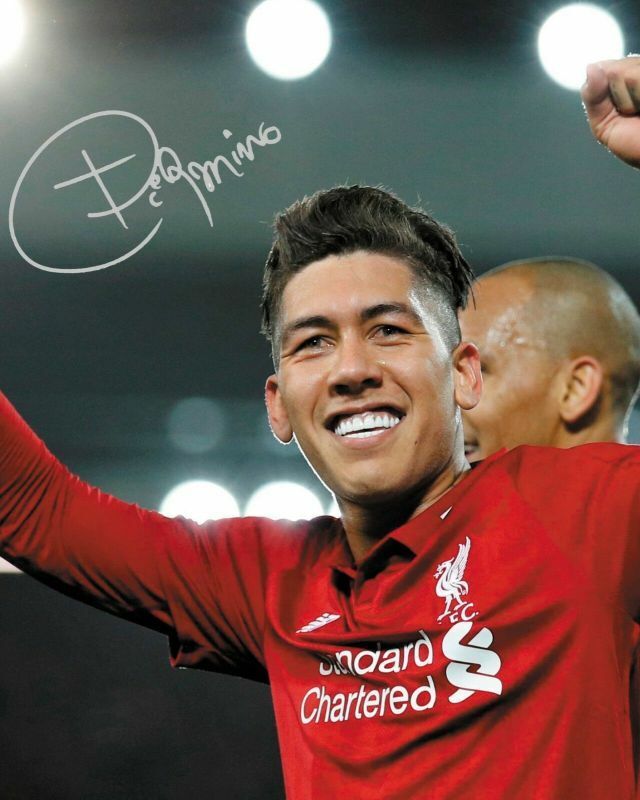 Roberto Firmino - Liverpool Autograph Signed Photo Poster painting Print