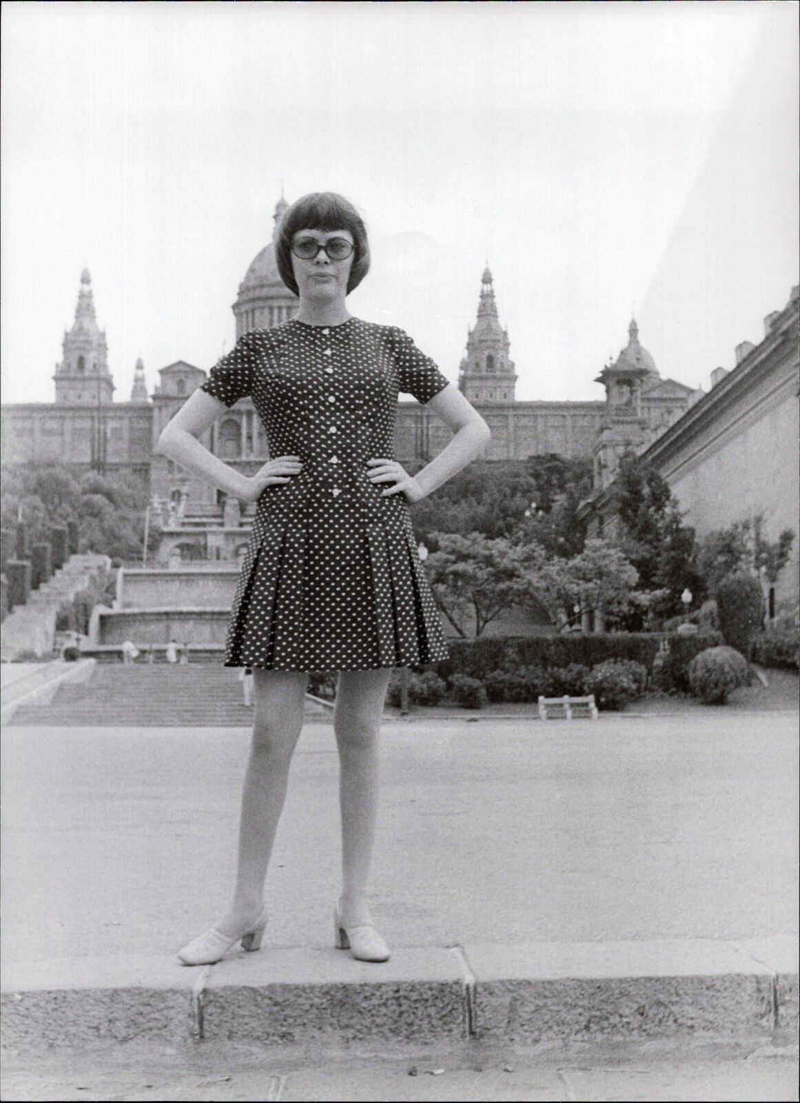 Mireille Mathieu - Barcelona - Vintage Press Photo Poster painting Norbert Unfried (U-1162