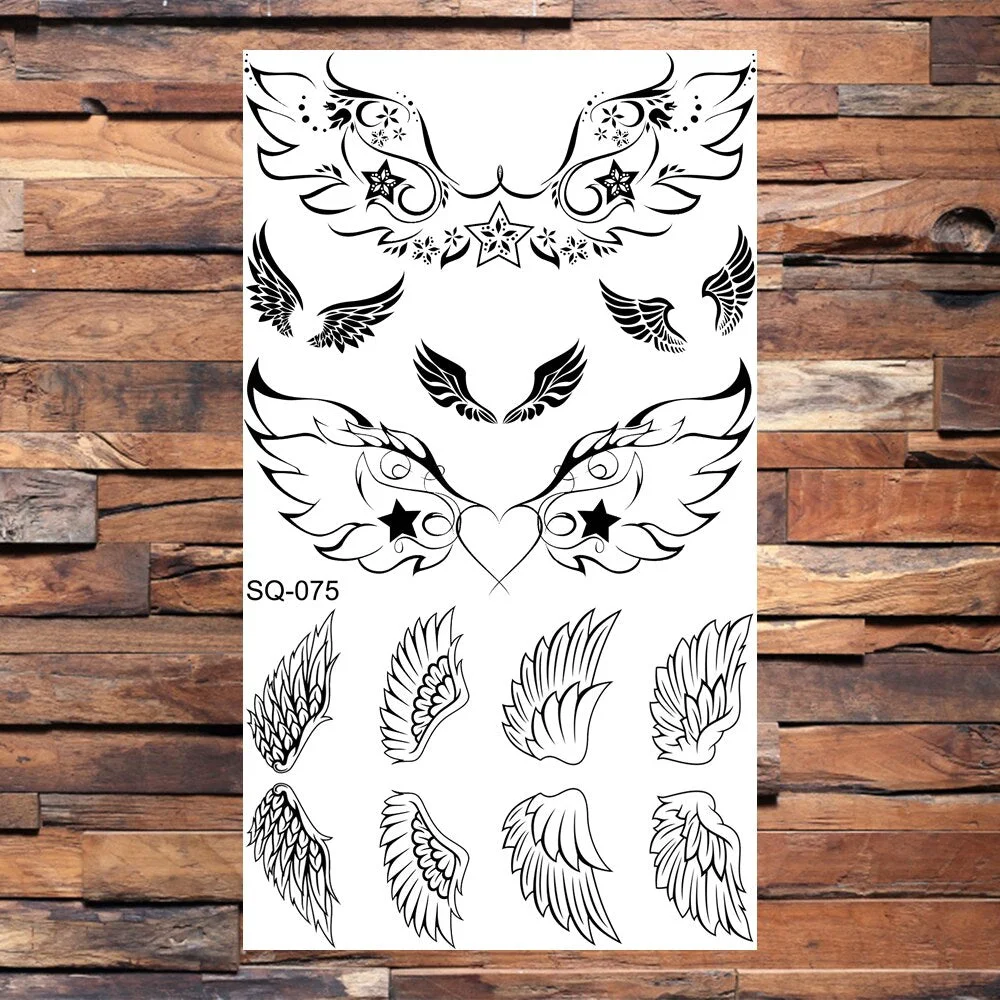 3D Moon Temporary Tattoos For Adults Mountain Sun Cluster Dream Catcher Tatoos Fake Pendant Tattoo Sticker Sexy Body Arm