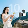Magnetic Handheld Phone Selfie Stick BT Portable Photography Selfie Phone Grip Phone Holder Shooting Aid Compatible for iPhone for Magsafe & Android