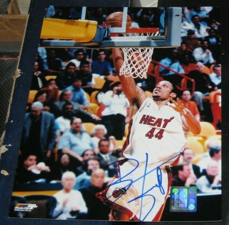 Brian Grant Miami Heat SIGNED AUTOGRAPHED Photo Poster painting FILE 8x10 COA Basketball