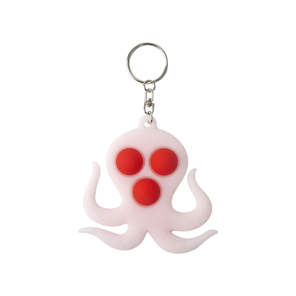 

Octopus Red - Keychain Pendant, 501 Original