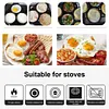 7-Cup Cast Iron Egg Frying Pan Non Stick Pancake Pan Omelet Pan Egg Cooker