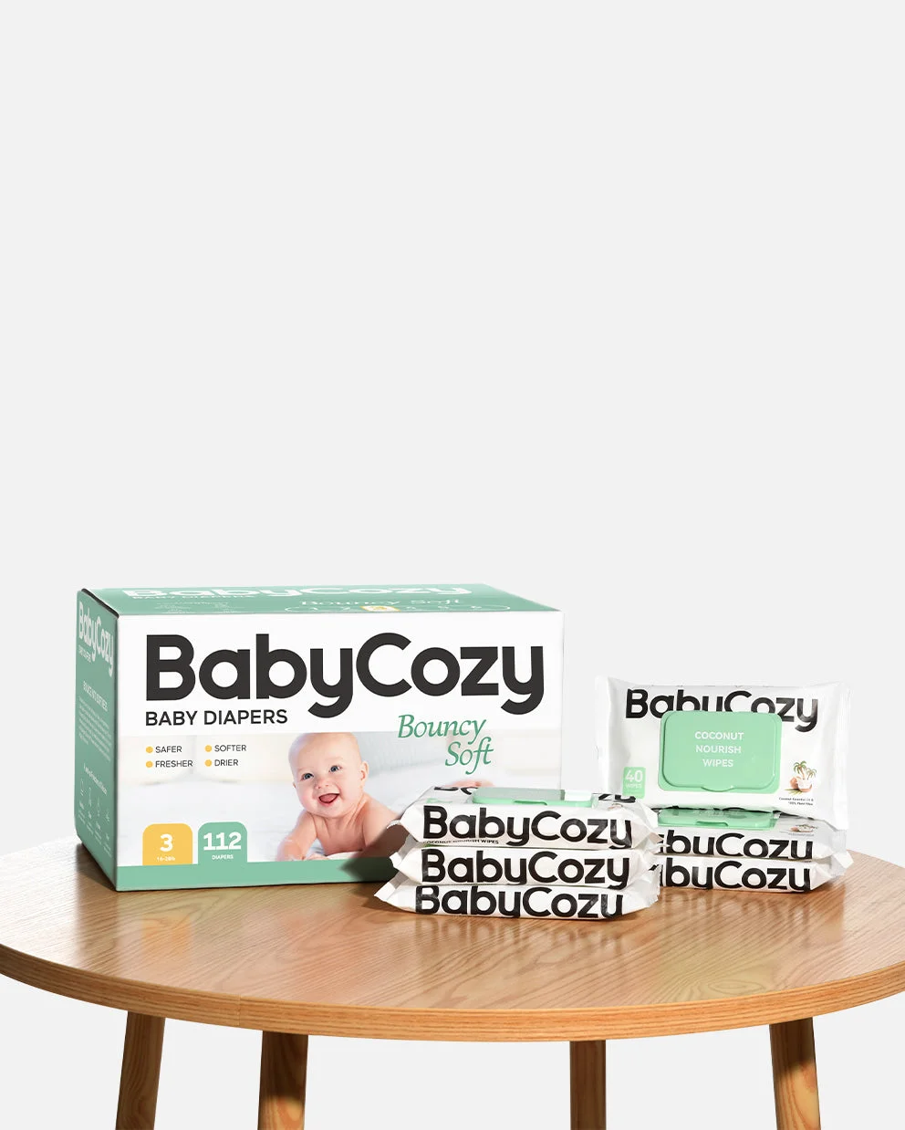 BabyCozy Diapers+Wipes Bundle