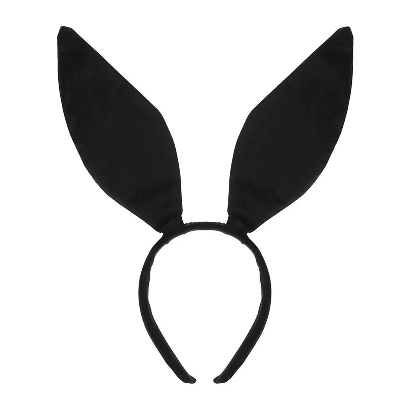 Billionm OJBK Sexy Bunny Ears Headband Easter Halloween Cosplay Props Kawaii Rabbit Hair Hoop Realistic Animal Ear Girls Hair Accessories