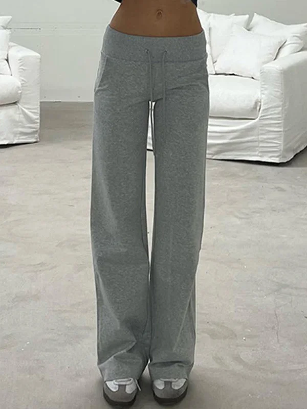 Brownm retro flared trousers
