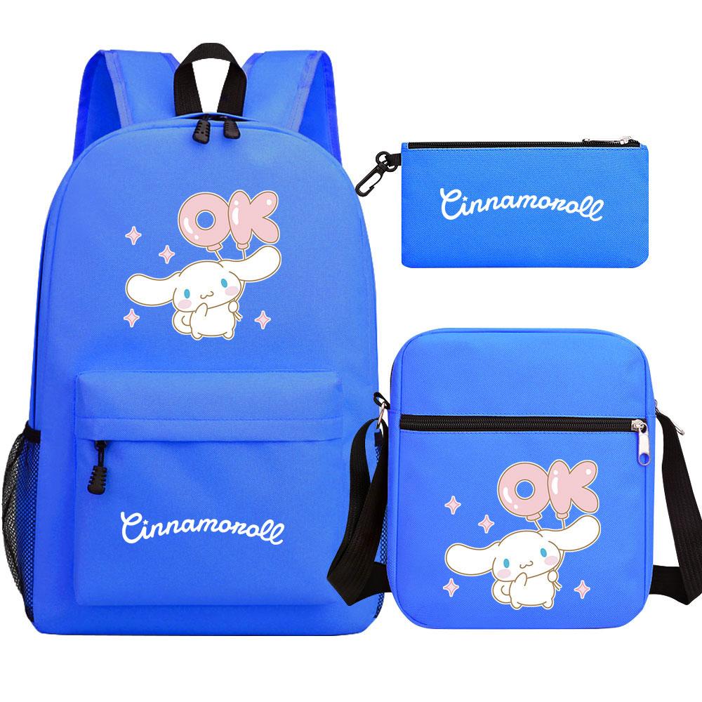 Mayoulove Cinnamoroll Backpack Lightweight Design with Cute Character for School and Outdoor Use-Mayoulove