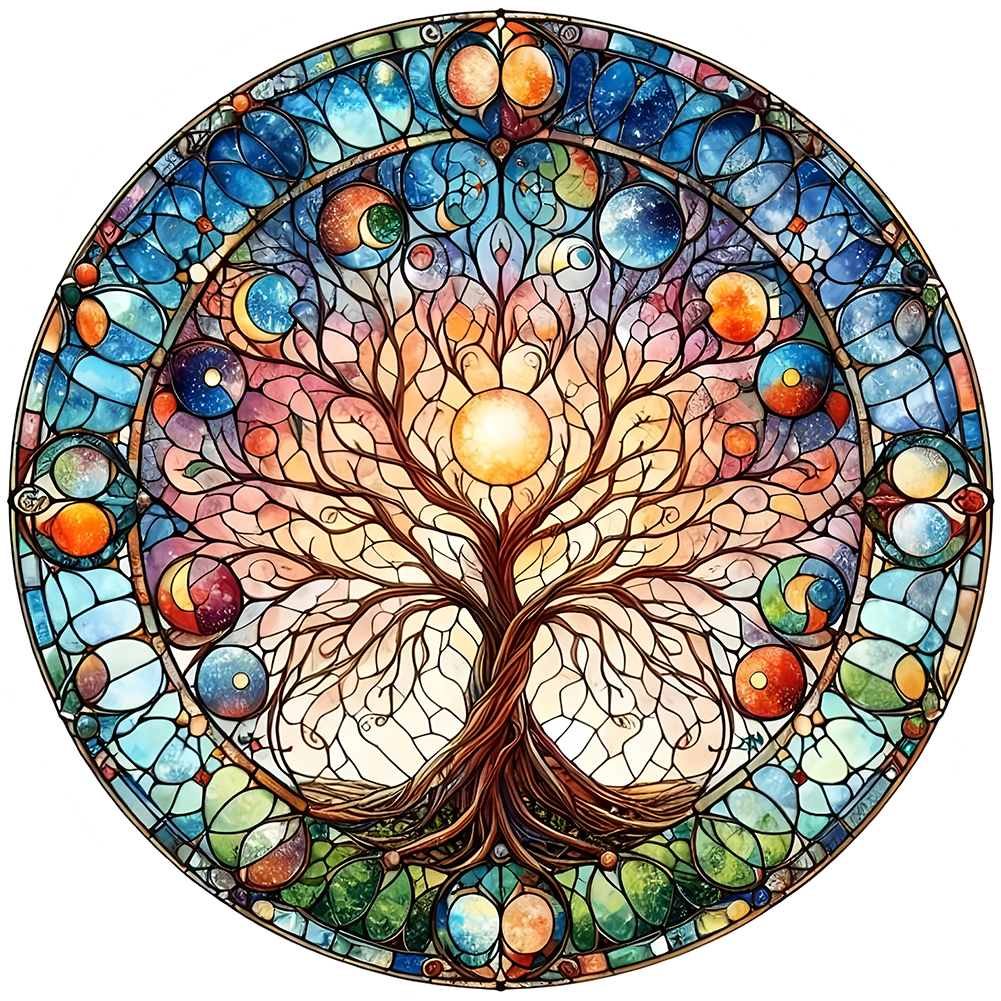 Tree Of Life 40*40cm(canvas) full round drill diamond painting