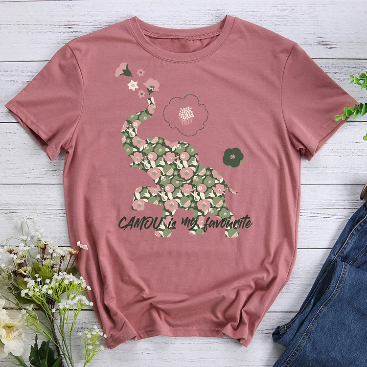 ANB - Morning glory elephant T-Shirt-614160