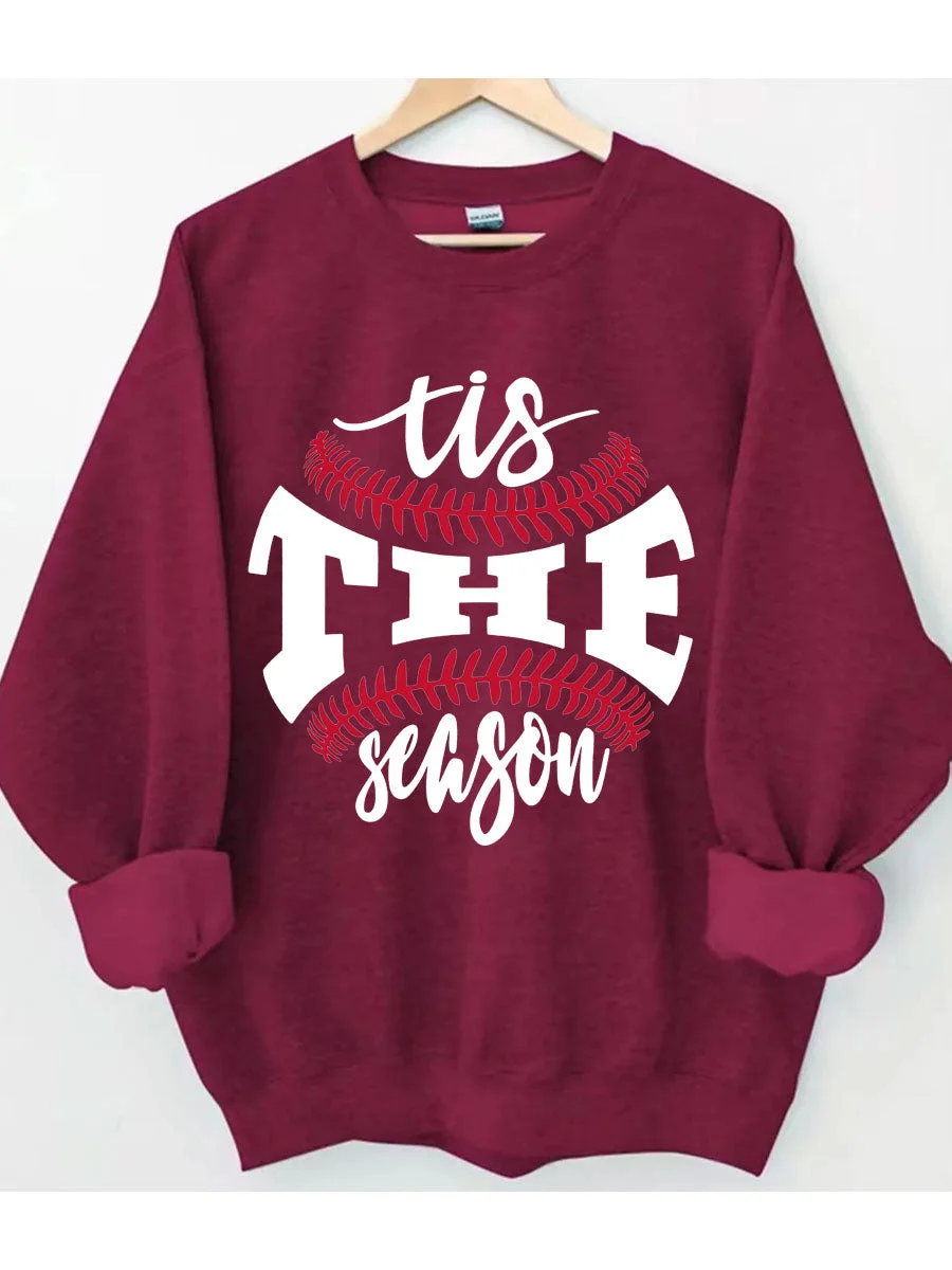 Tis The Season Baseball Sweatshirt
