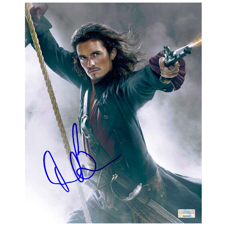 Orlando Bloom Autographed Pirates of the Caribbean: At World's End 8×10 Photo Poster painting