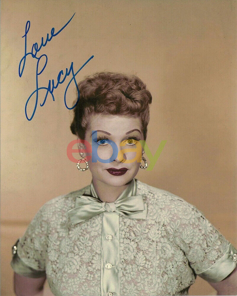 Lucille Ball Signed 8x10 Autographed Photo Poster painting reprint