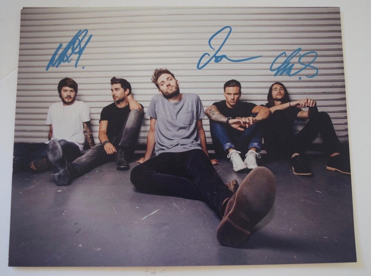 You Me At Six Signed Autographed 11x14 Photo Poster painting COA VD