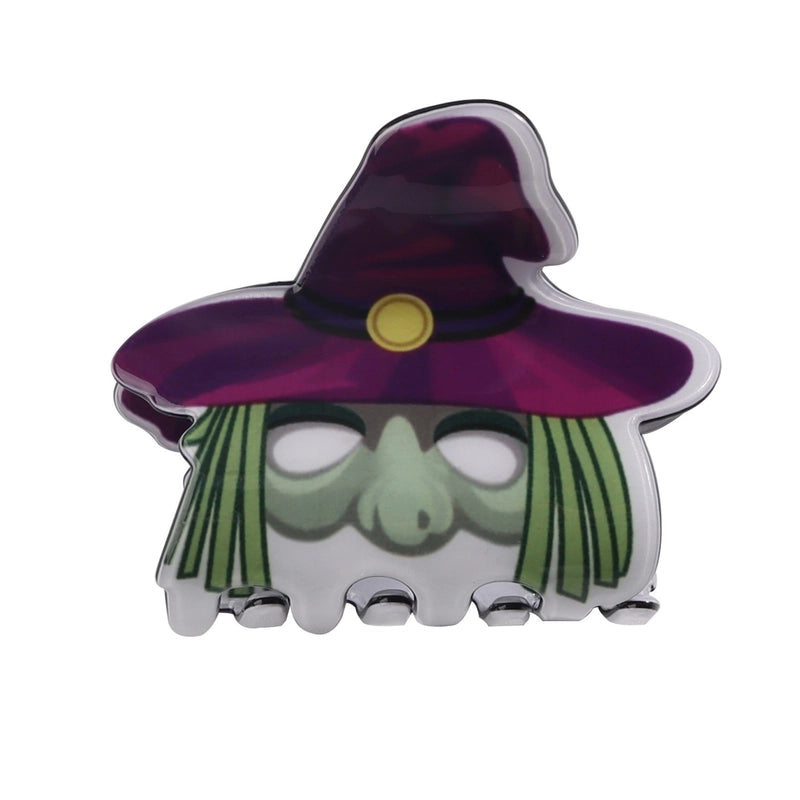 Halloween Hip-Hop Funny Women’s Cat Spider Skull PVC Hair Claws