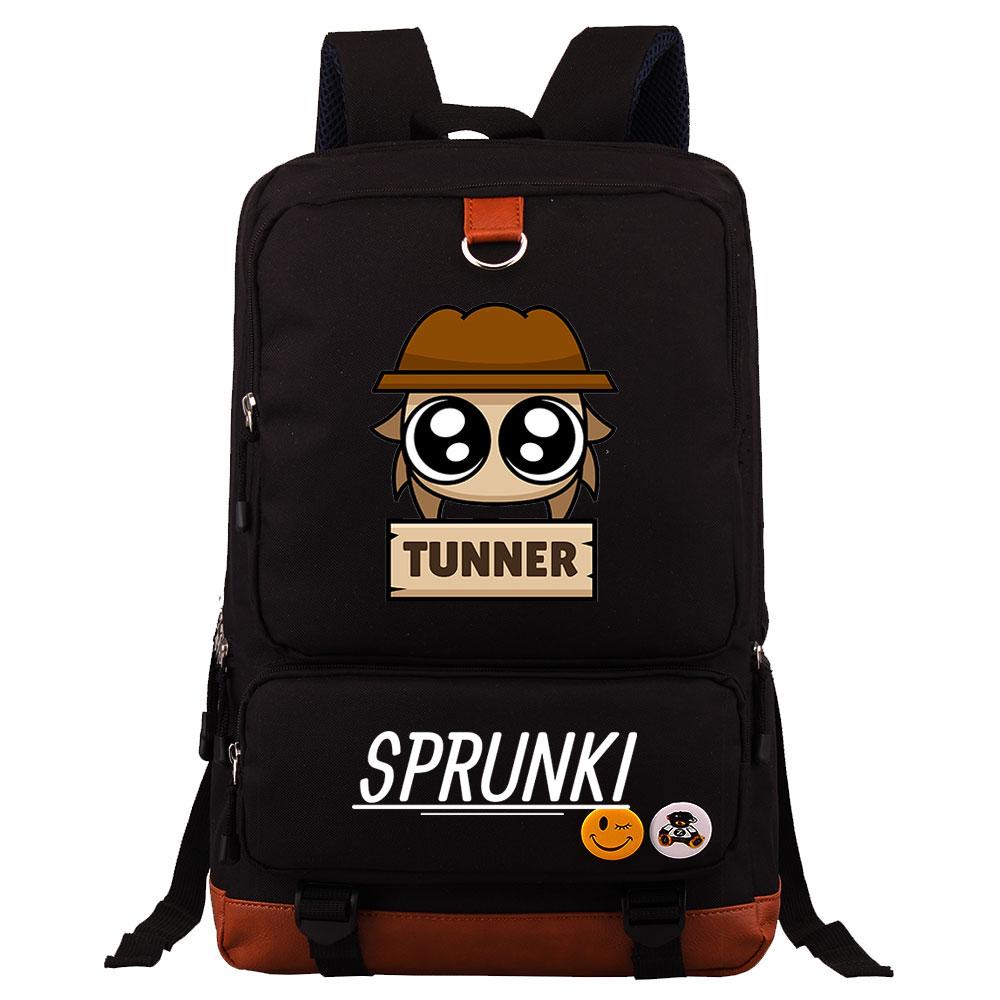 Mayoulove Sprunki Backpack Lightweight Design with Multiple Pockets for School and Outdoor Activities-Mayoulove