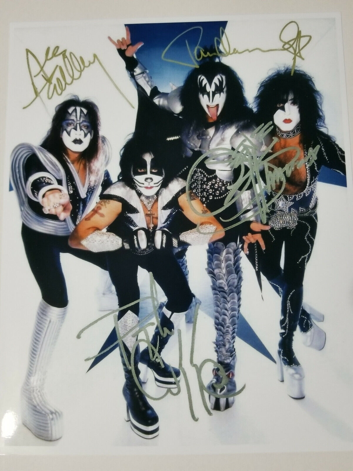 Kiss Band Signed 8x10 Photo Poster painting RP -  ShipN!