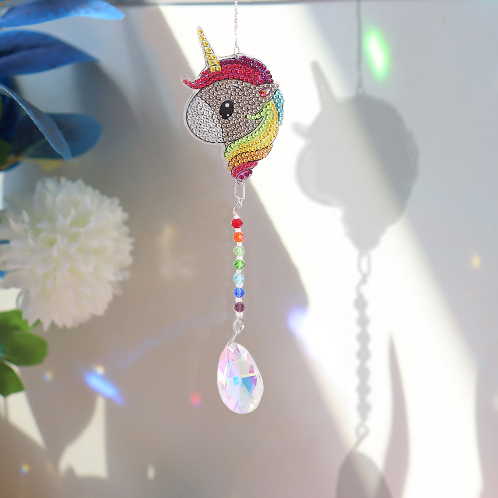 

Unicorn Suncatcher - 5D DIY Craft Pendant - Diamond Painting, 501 Original