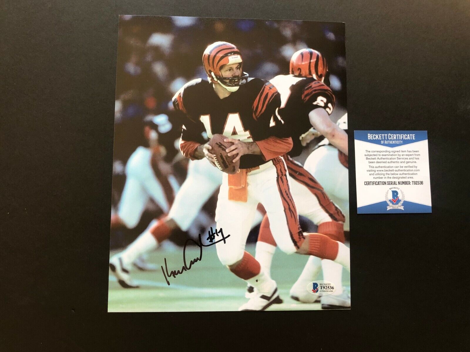 Ken Anderson Hot! signed autographed Bengals QB 8x10 Photo Poster painting Beckett BAS coa