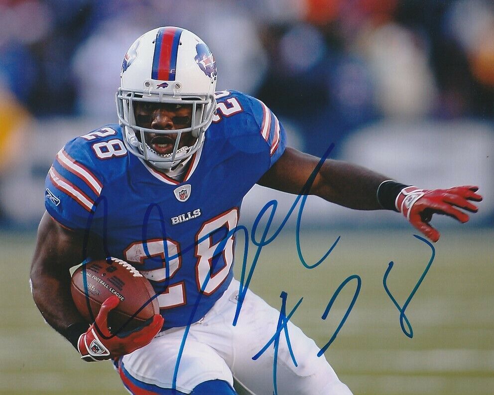 CJ SPILLER SIGNED BUFFALO BILLS FOOTBALL 8x10 Photo Poster painting #3 NFL AUTOGRAPH PROOF!