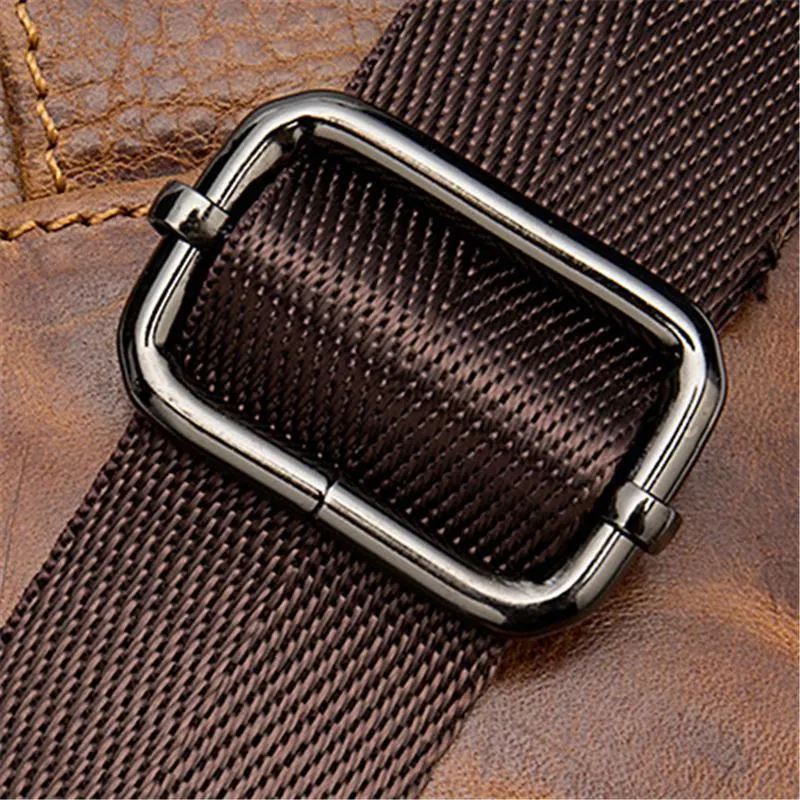 Retro Leather Crossbody Packs Waist Bag Shoulder Bags For Men