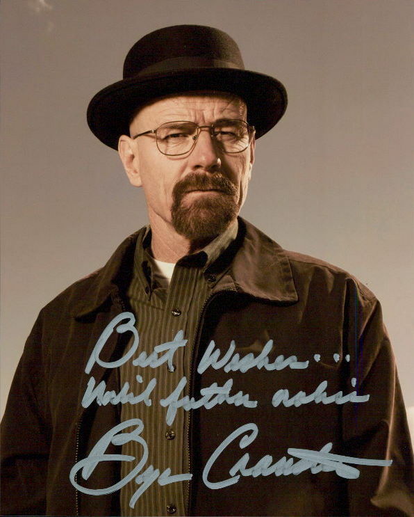 Bryan Cranston (Breaking Bad) signed 8x10 Photo Poster painting In-person