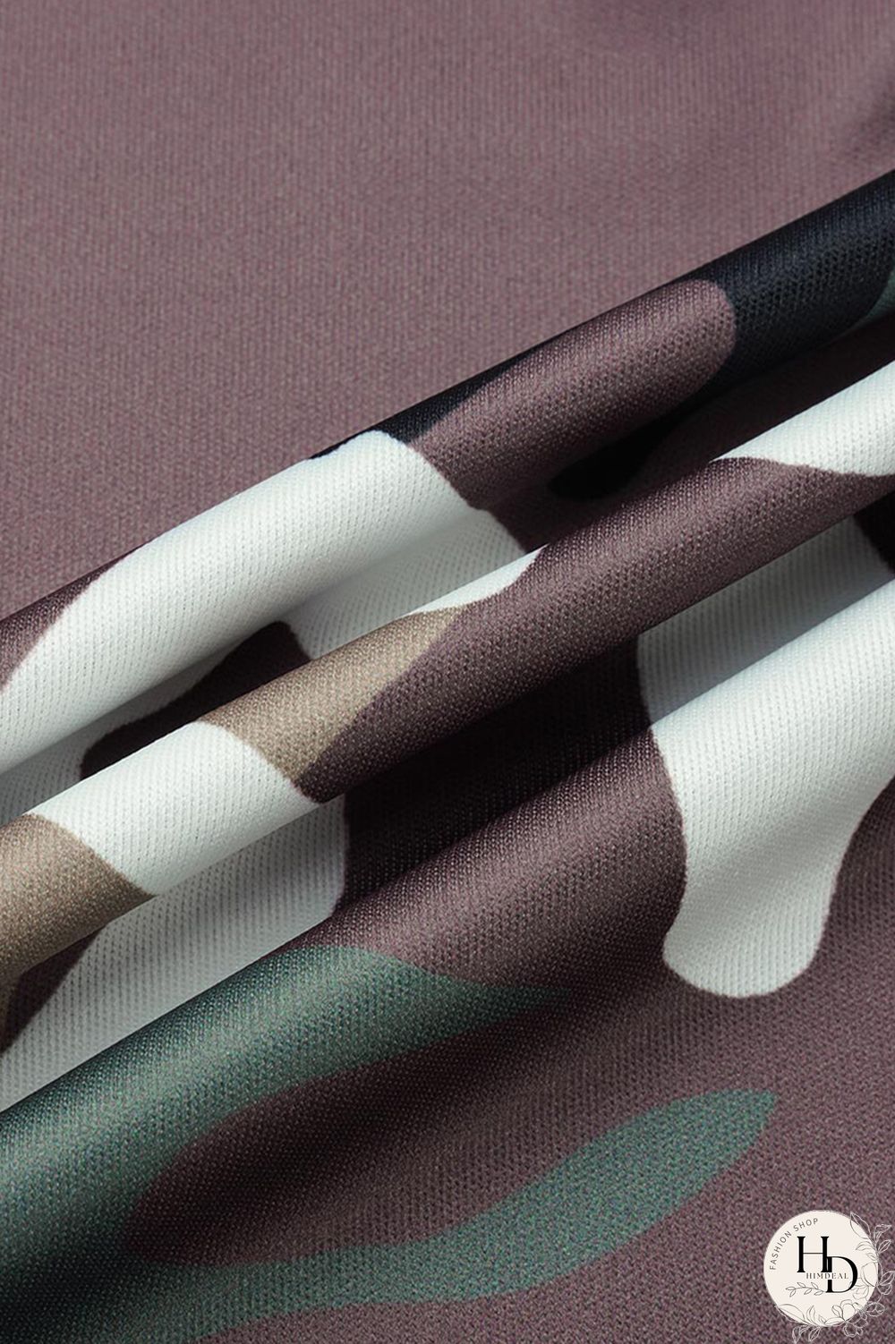 Camouflage Fashion Casual Turndown Collar Long Sleeve Regular Sleeve Letter Print Camouflage Print Coats