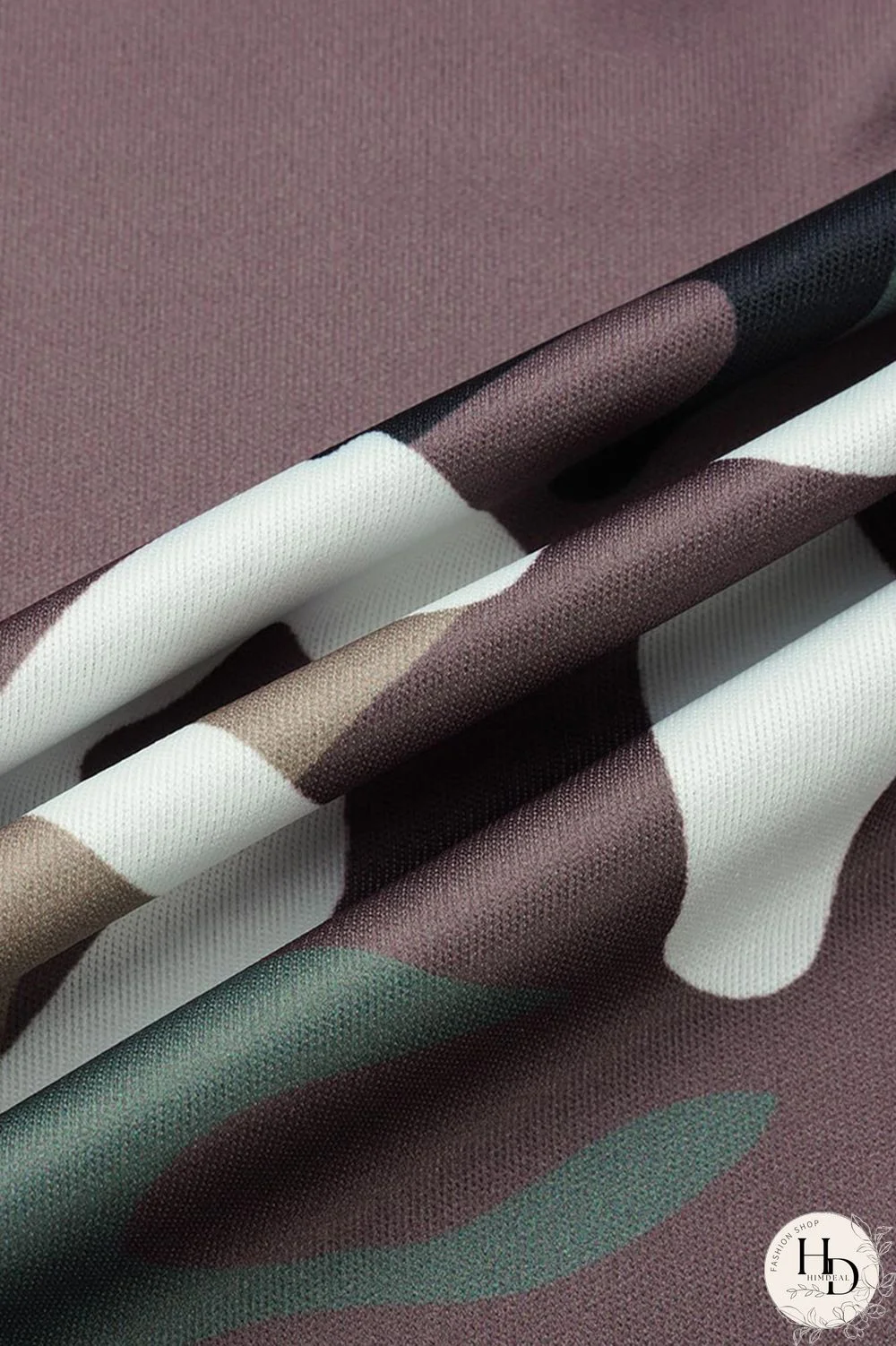 Camouflage Fashion Casual Turndown Collar Long Sleeve Regular Sleeve Letter Print Camouflage Print Coats