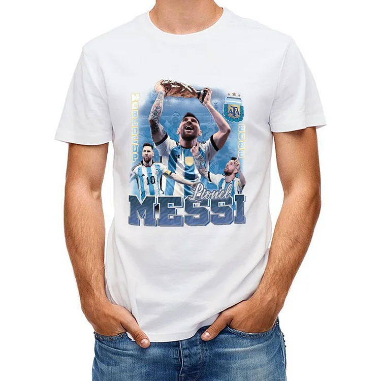 The Goat Lionel Messi Inspired Short Sleeve T-Shirt