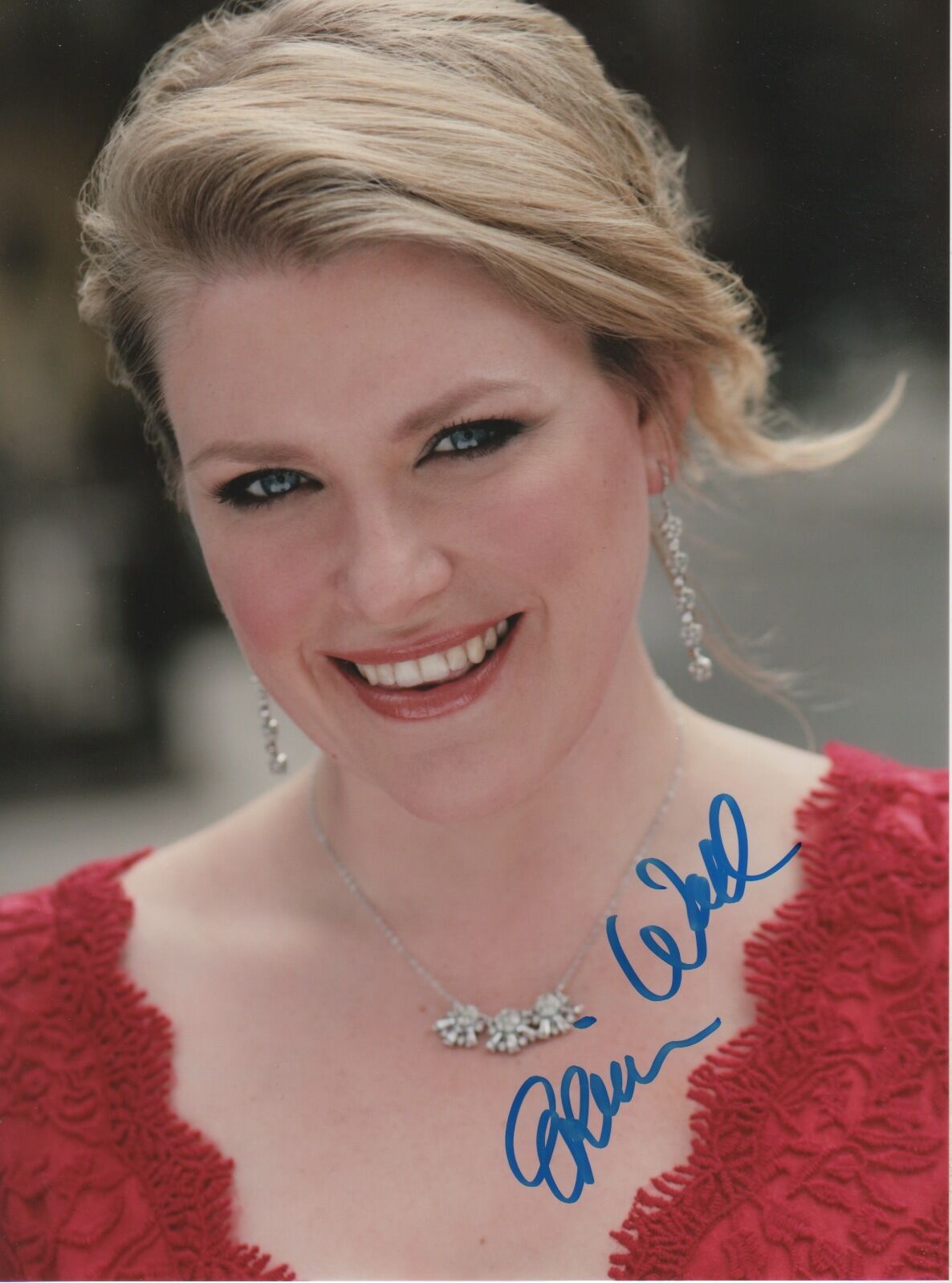 Erin Wall Opera signed 8x12 inch Photo Poster painting autograph