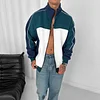 Street Casual Color-blocked Jacket by Inlyline