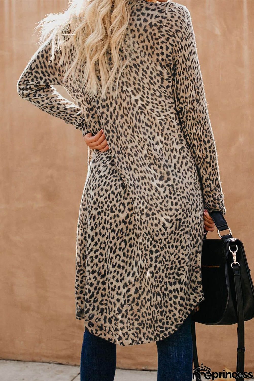 Print Long Cardigan