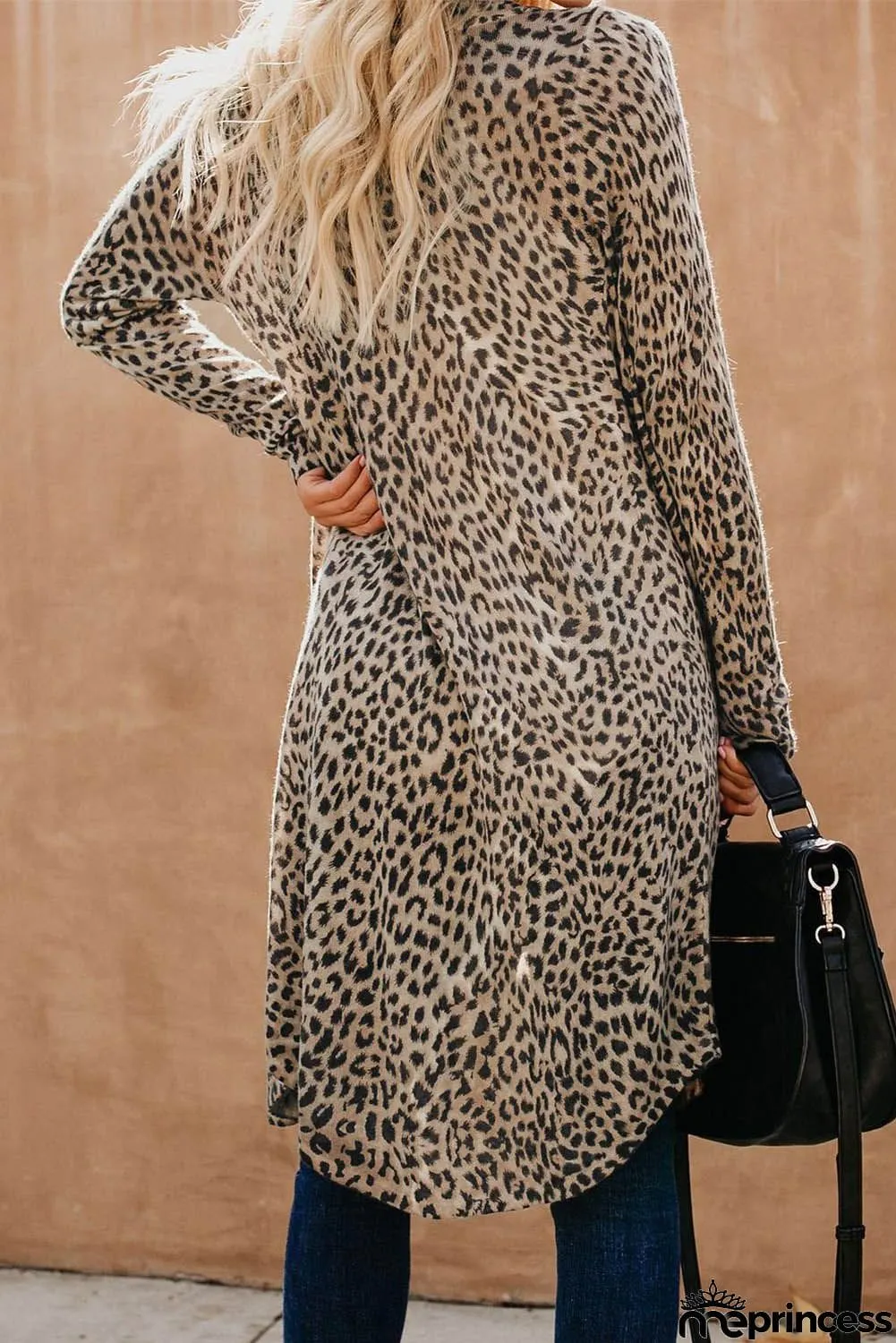 Print Long Cardigan