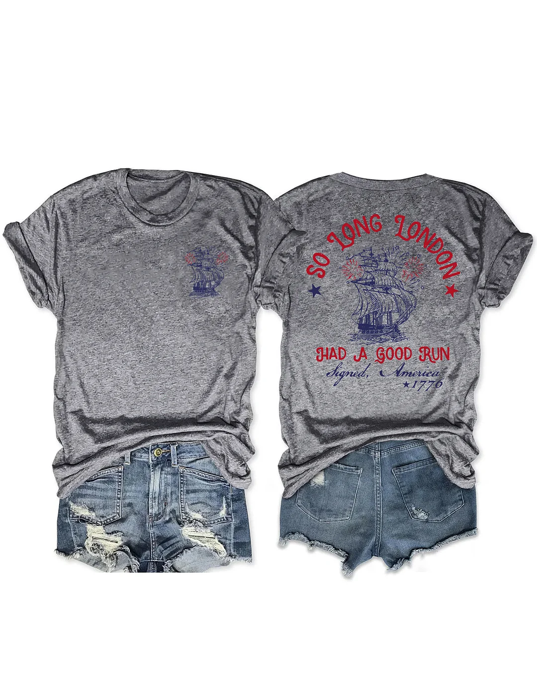 So Long London Had A Good Run Funny 4th Of July T-shirt