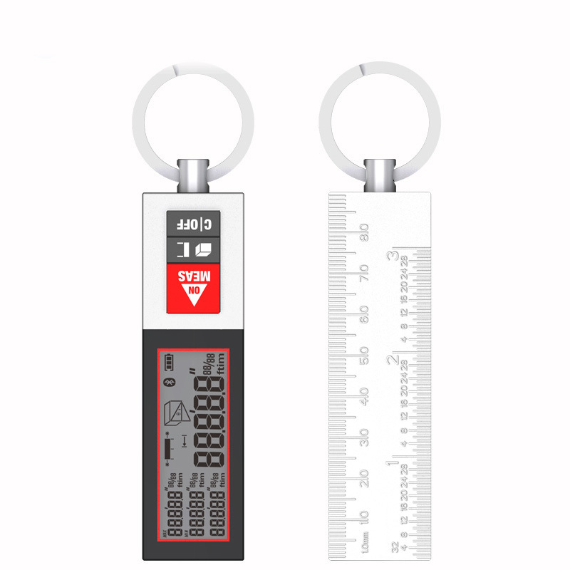 

Mini Laser Rangefinder High Precision Room Measuring Meter Ruler with Ring, 40m, 501 Original