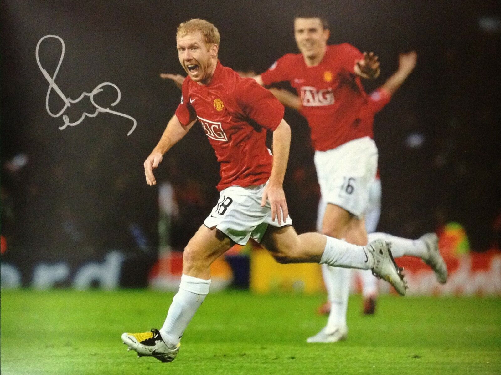 5 MANCHESTER UNITED SIGNED Photo Poster paintingS SCHOLES MORGANS COPPELL STAPLETON DAWSON COA