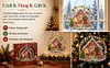 Diamond Painting Ornament Gingerbread House Hanging Decor 9.45x9.45in
