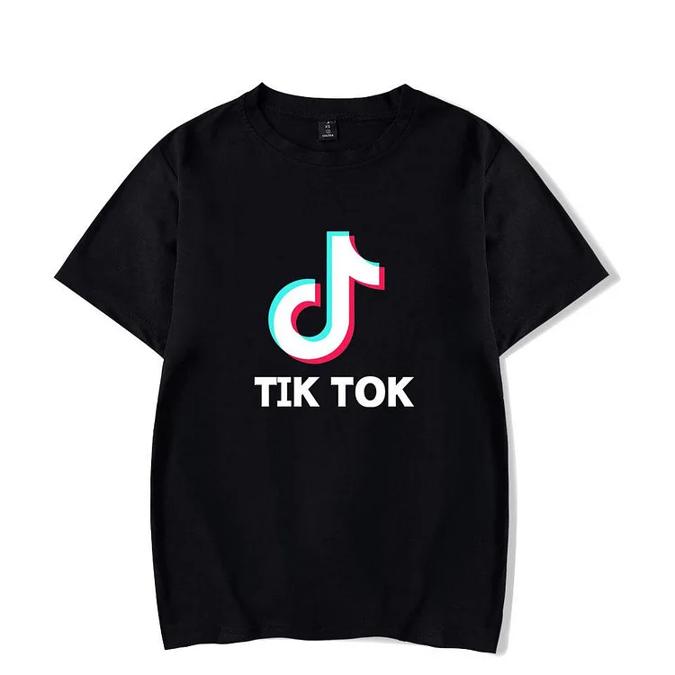 Tik Tok Printed T-shirt Cotton Cool Tee For Youth Boys-Mayoulove