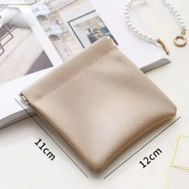 Pouchic - Personalized Snap Closure Leather Organizer Pouch