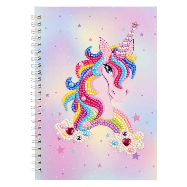 Diamond Painting | DIY Crafts-Notebook Horn Horse