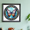 Butterfly - 18CT Stamped Cross Stitch 20*20cm/7.87*7.87in