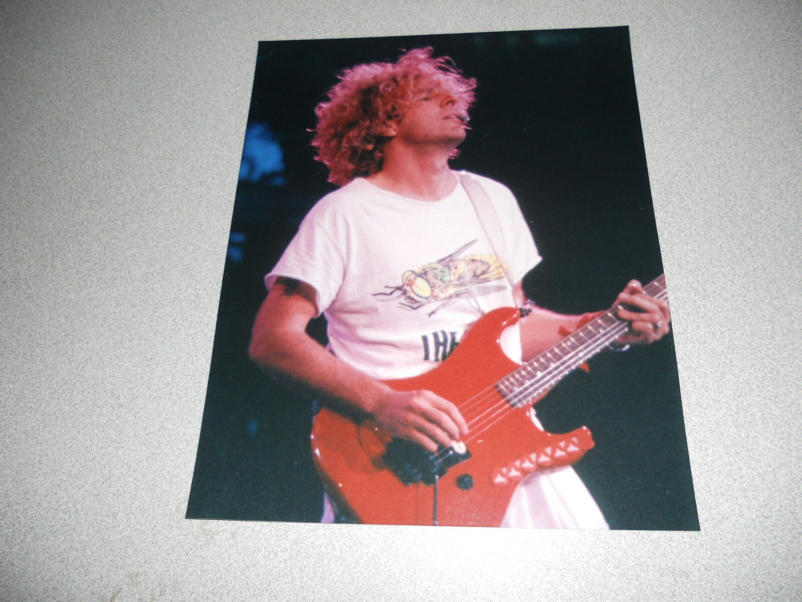 Van Halen Vintage Live Concert Photo Poster painting Sammy Hagar #1