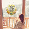 Diamond Painting Acrylic Single-Sided Drill Angel Bible Verse Sign Pendant for Home Decor