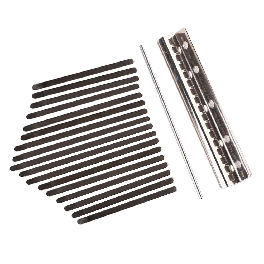 

Kalimba 17 Keys Replacement Manganese Steel Thumb Keys Musical Accessories, 501 Original