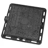 [US Local Warehouse] Iron Manhole Cover and Frame Non-Slip Septic Tank Cover for Yard (400mm)