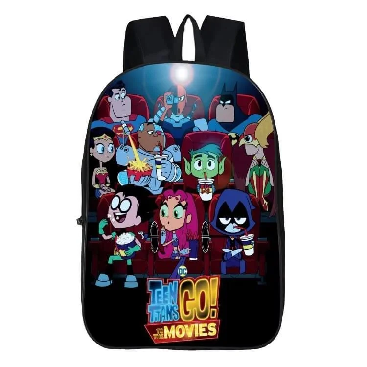 Buzzdaisy Teen Titans Go Backpack School Sports Bag For Kids