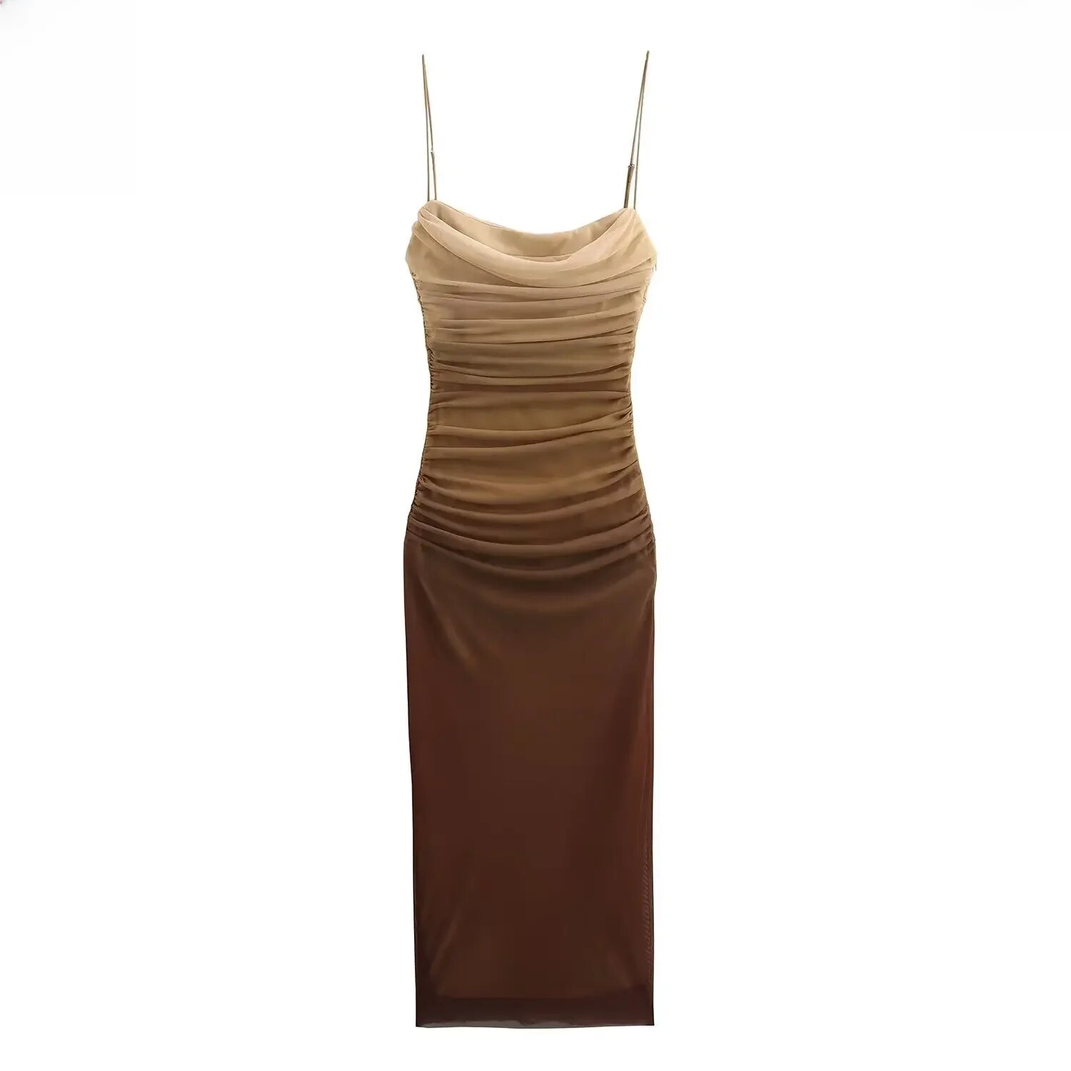 Gamfre fairy dress women 2025 Summer New Women's Dress Elegant Tulle Printing Tank Dress Urban Style Sleeveless Dresses Dresses